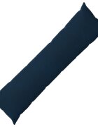 vidaXL Възглавница HEERLEN Синьо 40 x 145 см Микрофибърна фланела