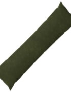 vidaXL Възглавница HEERLEN Зелено 40 x 145 см Микрофибърна фланела