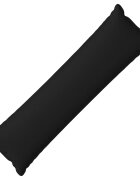vidaXL Възглавница HOUTEN Черно 40 x 145 см Изкуствен лен