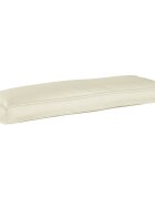 vidaXL Възглавница Крем 110 x 40 x 8 см Оксфордска тъкан