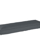 vidaXL Възглавница Оксфордска тъкан Антрацит 120 x 40 x 8 см