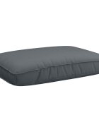 vidaXL Възглавница Оксфордска тъкан Антрацит 120 x 80 x 12 cm