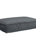 vidaXL Възглавница Оксфордска тъкан Антрацит 60 x 40 x 8 см