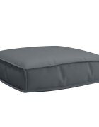 vidaXL Възглавница Оксфордска тъкан Антрацит 60 x 60 x 12 cm