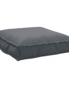 vidaXL Възглавница Оксфордска тъкан Антрацит 70 x 70 x 12 cm