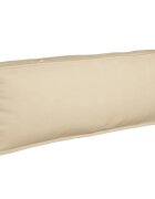 vidaXL Възглавница Оксфордска тъкан Бежово 120 x 40 x 12 cm
