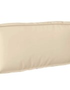 vidaXL Възглавница Оксфордска тъкан Бежово 80 x 40 x 12 cm