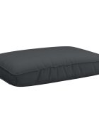 vidaXL Възглавница Оксфордска тъкан Черно 120 x 80 x 12 cm