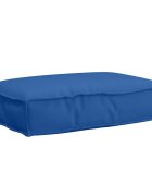 vidaXL Възглавница Оксфордска тъкан Кралско синьо 60 x 40 x 8 см