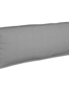 vidaXL Възглавница Оксфордска тъкан Сив 120 x 40 x 12 cm