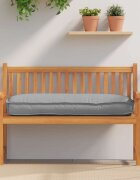 vidaXL Възглавница Оксфордска тъкан Сив 120 x 50 x 12 см