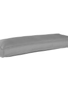 vidaXL Възглавница Оксфордска тъкан Сиво 100 x 40 x 8 см