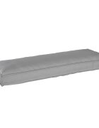 vidaXL Възглавница Оксфордска тъкан Сиво 120 x 40 x 8 см