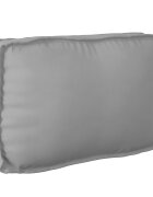 vidaXL Възглавница Оксфордска тъкан Сиво 70 x 40 x 12 cm