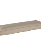 vidaXL Възглавница Оксфордска тъкан Таупе 120 x 40 x 8 см