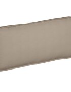 vidaXL Възглавница Оксфордска тъкан Таупе 120 x 50 x 12 см