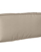 vidaXL Възглавница Оксфордска тъкан Таупе 80 x 40 x 12 cm