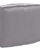 vidaXL Възглавница Сив 50 x 40 x 12 cm Оксфордска тъкан