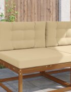 vidaXL Възглавница за диван на открито Полиестер Бежово 80 x 80 cm