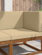 vidaXL Възглавница за диван на открито Полиестер Бежово 80 x 80 cm