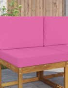 vidaXL Възглавница за диван на открито Полиестер Розово 60 x 60 cm