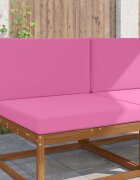 vidaXL Възглавница за диван на открито Полиестер Розово 80 x 80 cm
