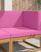vidaXL Възглавница за диван на открито Полиестер Розово 80 x 80 cm