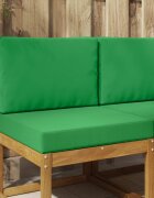 vidaXL Възглавница за диван на открито Полиестер Зелено 60 x 60 cm