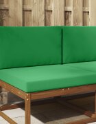 vidaXL Възглавница за диван на открито Полиестер Зелено 80 x 80 cm