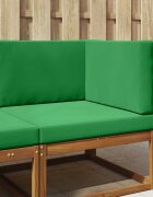 vidaXL Възглавница за диван на открито Полиестер Зелено 80 x 80 cm