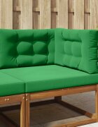 vidaXL Възглавница за диван на открито Полиестер Зелено 80 x 80 cm
