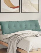 vidaXL Възглавница за гръб Морско зелено 160 x 50 cm Кордюрова тъкан