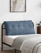 vidaXL Възглавница за гръб Синьо 100 x 50 cm Кордюрова тъкан