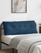 vidaXL Възглавница за гръб Синьо 120 x 19 x 50 см текстил