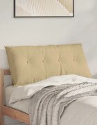 vidaXL Възглавница за гръб Сивозелен 100 x 50 cm Кордюрова тъкан