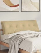 vidaXL Възглавница за гръб Сивозелен 140 x 50 cm Кордюрова тъкан