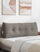 vidaXL Възглавница за гръб Таупе 120 x 24 x 50 см текстил