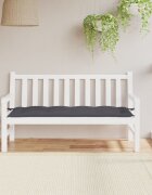 vidaXL Възглавница за градинска пейка антрацит 150x50x7см оксфорд плат