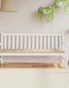 vidaXL Възглавница за градинска пейка бежова 180x50x3 см оксфорд плат