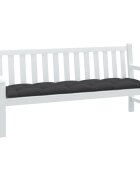 vidaXL Възглавница за градинска пейка меланж антрацит 180x50x7 см плат