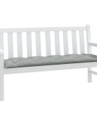 vidaXL Възглавница за градинска пейка меланж светлосива 150x50x7 см