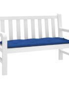 vidaXL Възглавница за градинска пейка синя 120x50x7 см оксфорд плат