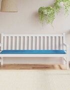 vidaXL Възглавница за градинска пейка синя 180x50x3 см оксфорд плат