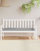 vidaXL Възглавница за градинска пейка сива 150x50x7 см оксфорд плат