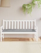 vidaXL Възглавница за градинска пейка сива 150x50x7 см оксфорд плат
