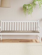 vidaXL Възглавница за градинска пейка таупе 180x50x3 см оксфорд плат