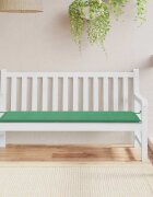 vidaXL Възглавница за градинска пейка зелена 150x50x3 см оксфорд плат