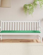 vidaXL Възглавница за градинска пейка зелена 180x50x3 см оксфорд плат