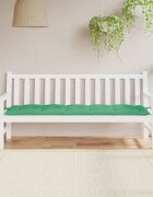 vidaXL Възглавница за градинска пейка зелена 180x50x7 см оксфорд плат