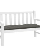 vidaXL Възглавница за градински пейка меланж тъмносив 120x50x7 см